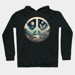 peace sign Hoodie